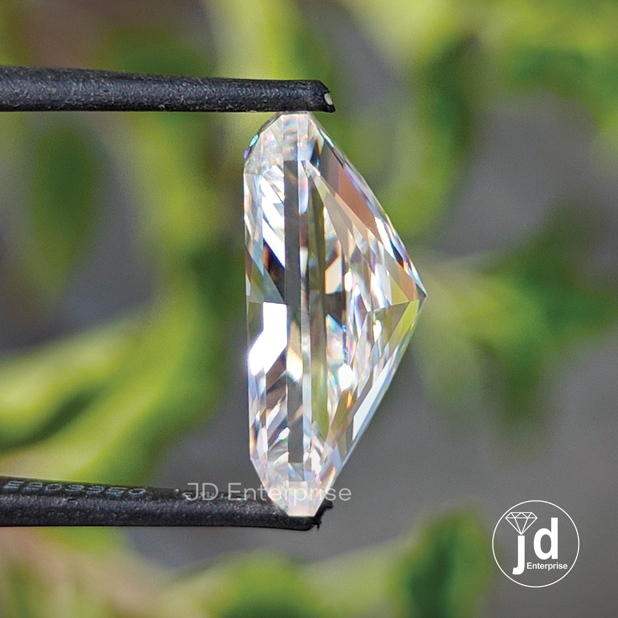 7.50CT Sparkling Radiant Cut Loose Moissanite for Customize Jewelry, Crushed Ice Moissanite for Engagement Ring, High Quality Big Moissanite