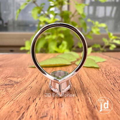 2.80 CT Marquise Cut Moissanite Engagement Ring, White/Yellow/Rose Gold Unique Wedding Ring, Solitaire Ring, Basket Set Anniversary Ring