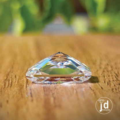 7.50CT Sparkling Radiant Cut Loose Moissanite for Customize Jewelry, Crushed Ice Moissanite for Engagement Ring, High Quality Big Moissanite