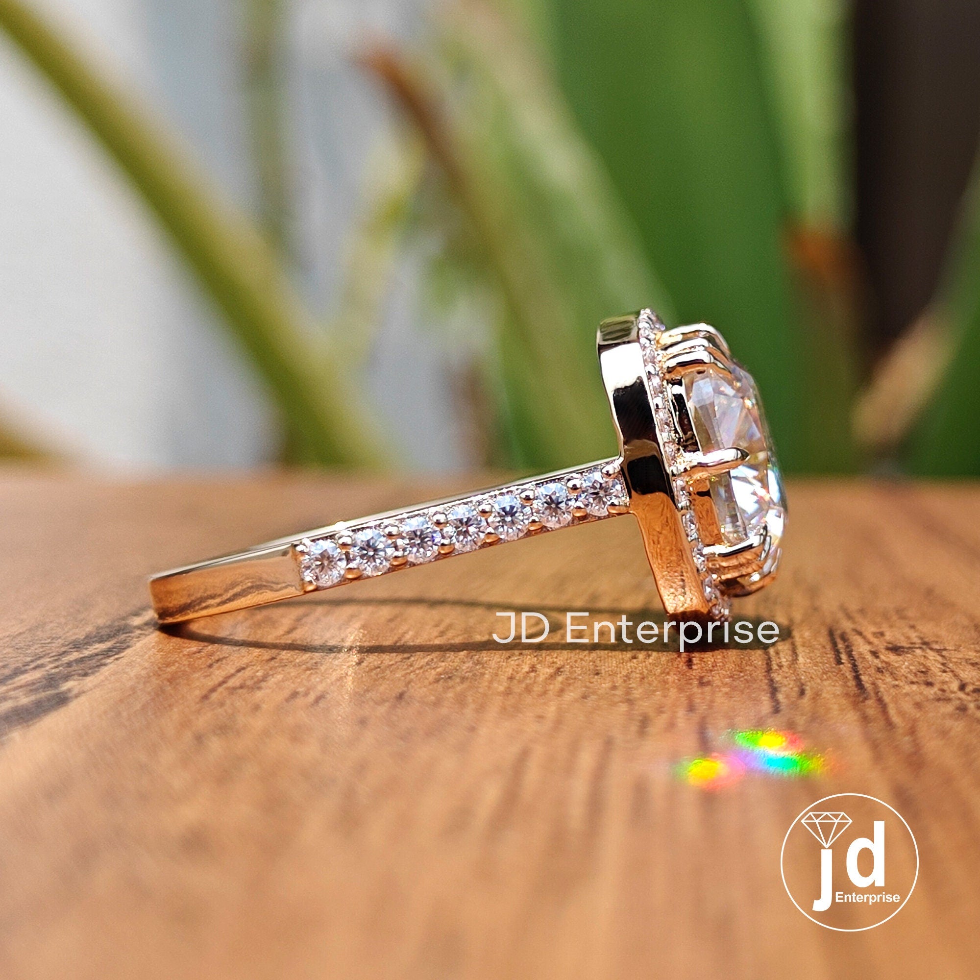 5.00 CT Colorless Cushion Cut Engagement Ring, Double Claw Prongs, Halo Wedding Ring, Bridal Ring, Celebrity Style Pave Set Anniversary Ring
