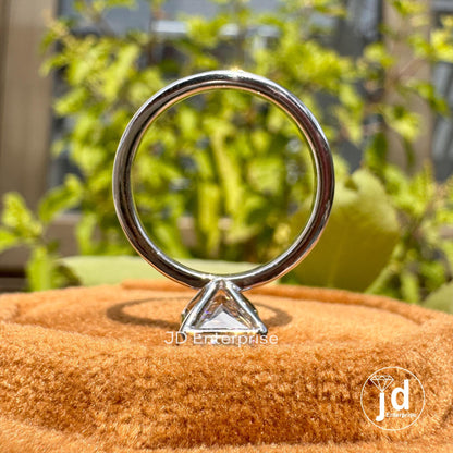 1.25 CT Princess Cut Moissanite Engagement Ring, Solitaire Wedding Ring, Princess Cut Moissanite Ring, Anniversary Gift Ring, Ring for Women