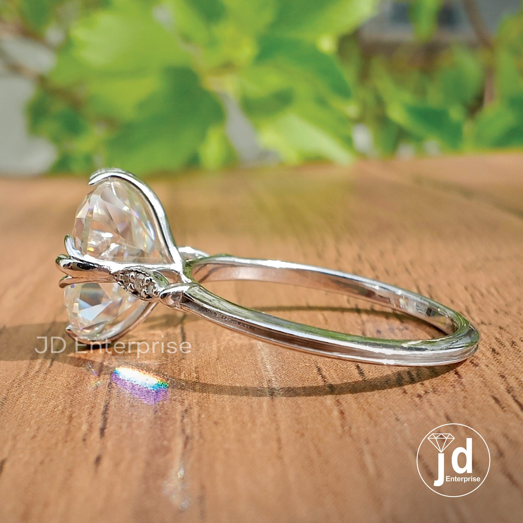 Vintage Engagement Ring, 3.50 CT Colorless Old Mine Cut Cushion Moissanite Wedding Ring, Miligrain Ring, Fish Tail Prong, Bridal Ring