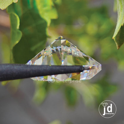 Luxurious 14.50 CT Colorless Big Cushion Cut Loose Moissanite for Making Classic Jewelry Wedding/Engagement Ring or Gold Jewelry